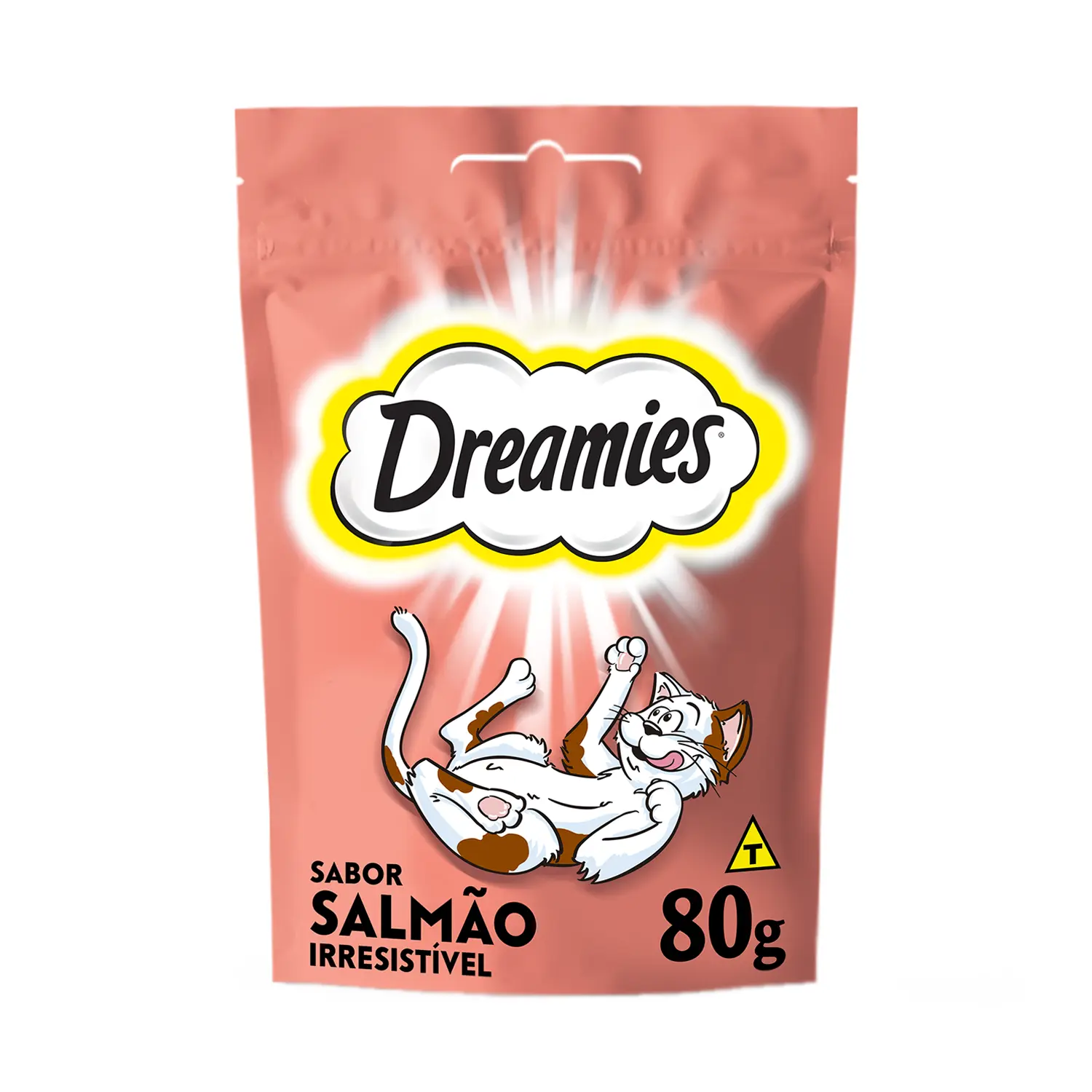 Petisco Dreamies Salmão Irresistível Gatos Adultos
